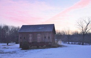barn at daylight