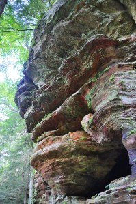 looking back on cave